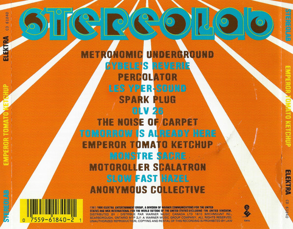 Stereolab - Emperor Tomato Ketchup | Elektra (CD 61840) - 2