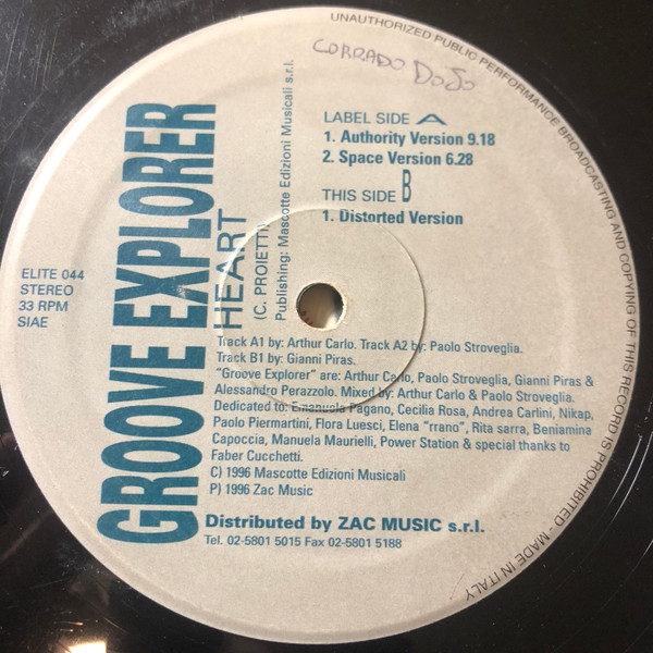 Groove Explorer - Heart | Elite (ELITE 044) - main