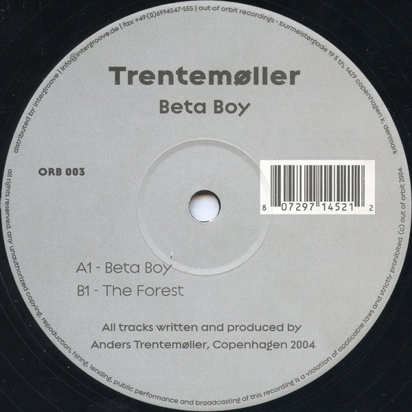 Trentemøller - Beta Boy | Out Of Orbit Recordings (ORB 003) - main