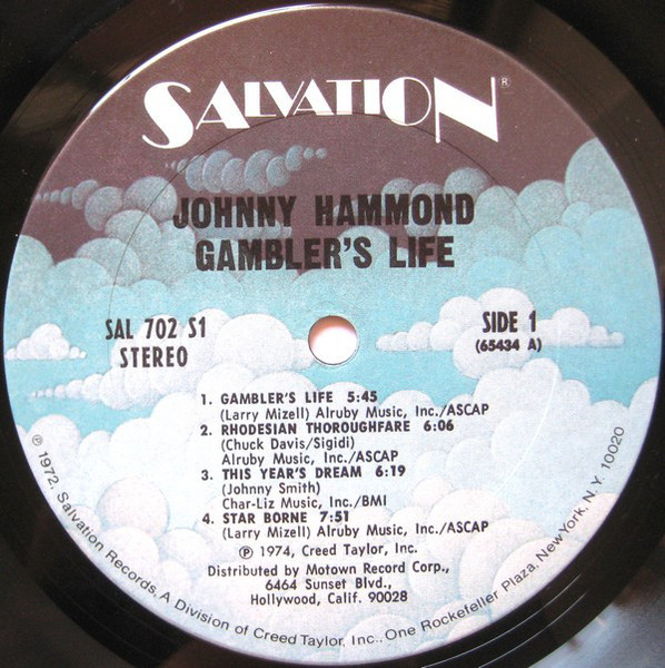 Johnny Hammond - Gambler's Life | Salvation (SAL 702 S1) - 3 Johnny Hammond - Gambler's Life | Salvation (SAL 702 S1) - 3