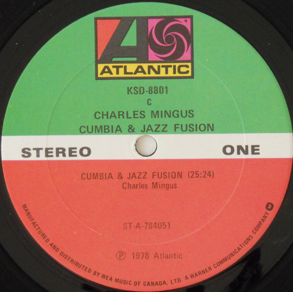 Charles Mingus - Cumbia & Jazz Fusion [Vinyl] | Atlantic (KSD 8801) - 3