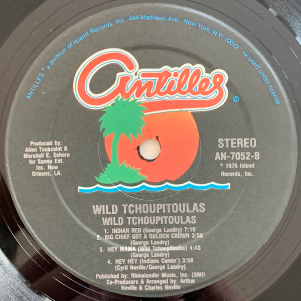 The Wild Tchoupitoulas - The Wild Tchoupitoulas | Antilles (AN 7052) - 4 The Wild Tchoupitoulas - The Wild Tchoupitoulas | Antilles (AN 7052) - 4