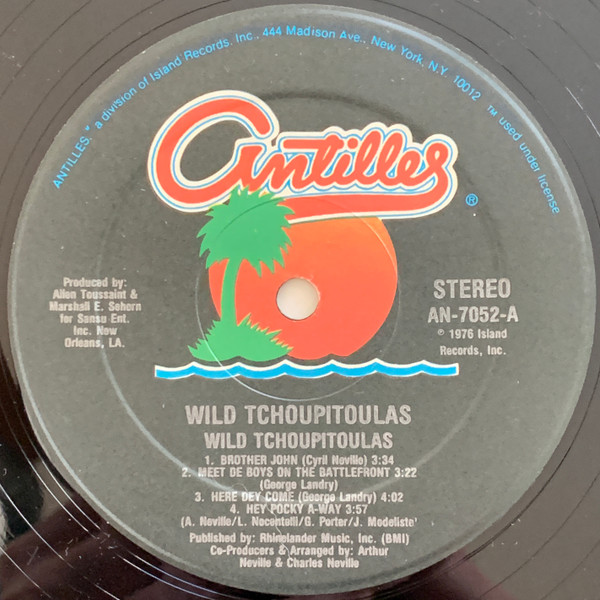 The Wild Tchoupitoulas - The Wild Tchoupitoulas | Antilles (AN 7052) - 3 The Wild Tchoupitoulas - The Wild Tchoupitoulas | Antilles (AN 7052) - 3