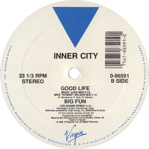 Inner City - Good Life | Virgin (0-96591) - 2