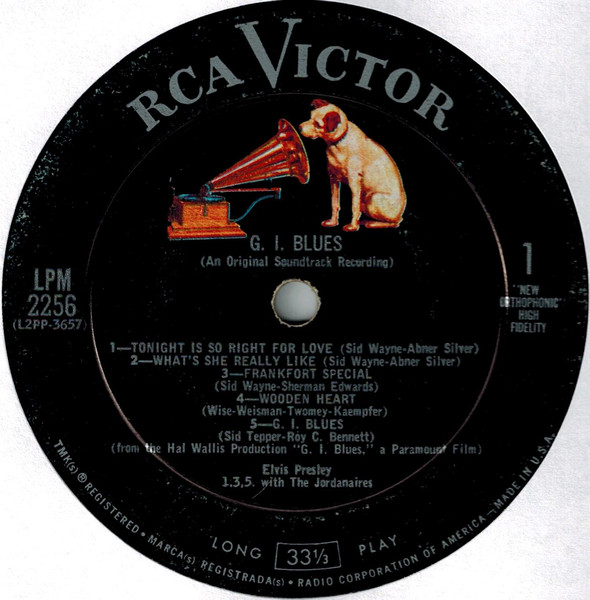 Elvis Presley - G. I. Blues | RCA Victor (LPM-2256) - 3 Elvis Presley - G. I. Blues | RCA Victor (LPM-2256) - 3