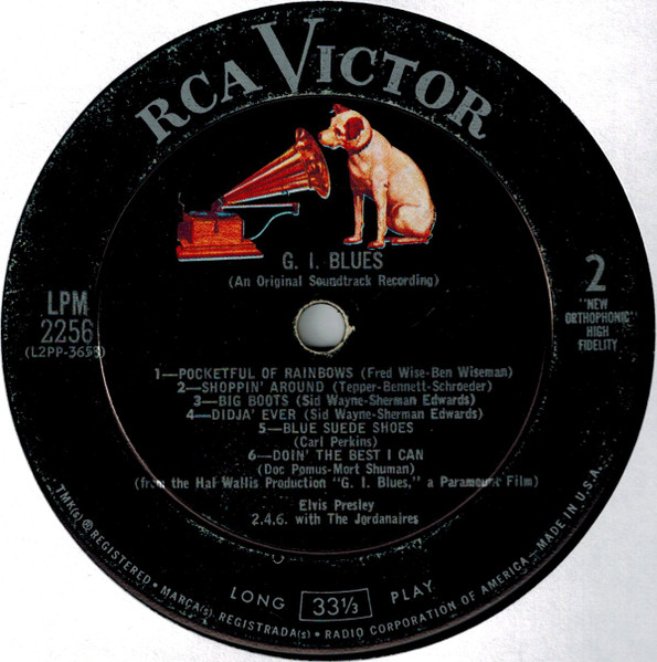 Elvis Presley - G. I. Blues | RCA Victor (LPM-2256) - 4 Elvis Presley - G. I. Blues | RCA Victor (LPM-2256) - 4