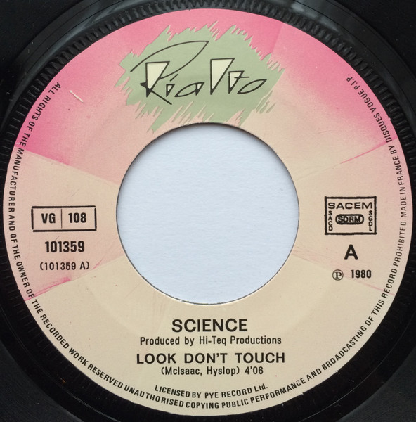 Science - Look Don't Touch | Rialto (101359) - 3