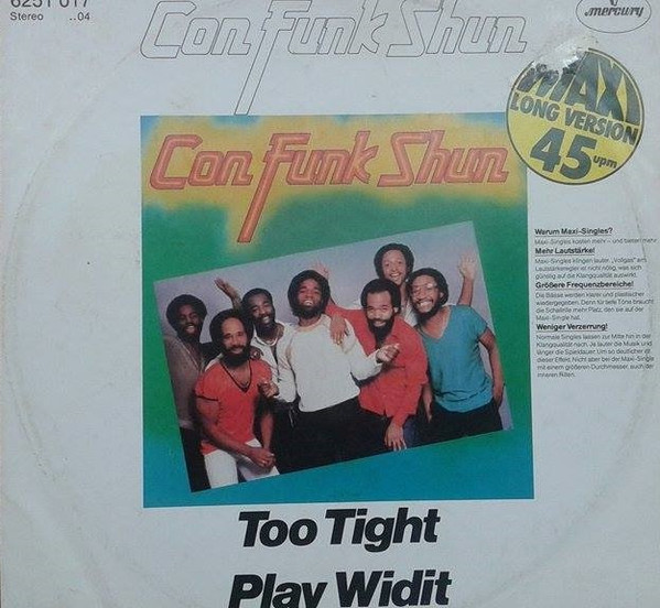 Con Funk Shun - Too Tight / Play Widit | Mercury (6251 017) - main