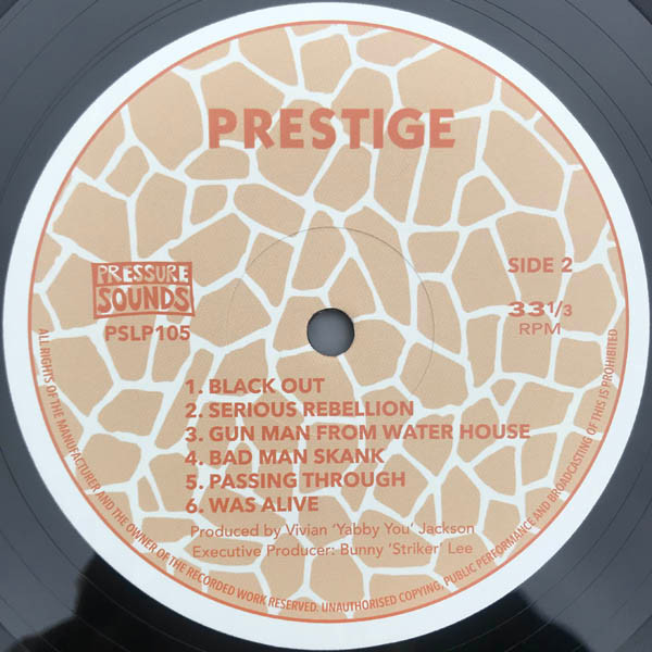 The Prophets - King Tubby's Prophecies Of Dub | Prestige (PSLP105) - 4 The Prophets - King Tubby's Prophecies Of Dub | Prestige (PSLP105) - 4