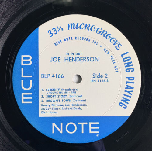 Joe Henderson - In 'N Out | Blue Note (BLP 4166) - 4