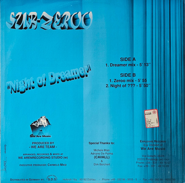 Sub-Zeroo - Night Of Dreamer | We Are Music (MDB 107) - 2 Sub-Zeroo - Night Of Dreamer | We Are Music (MDB 107) - 2