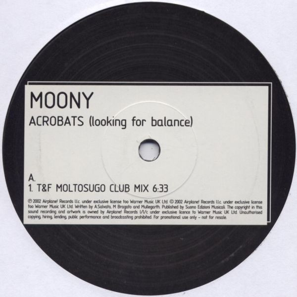 Moony - Acrobats (Looking For Balance) | WEA (SAM 00739) - main Moony - Acrobats (Looking For Balance) | WEA (SAM 00739) - main