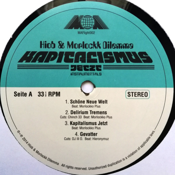 Hiob & Morlockk Dilemma - Kapitalismus Jetzt Instrumentals | Mofo Airlines (MAFlight002) - 3