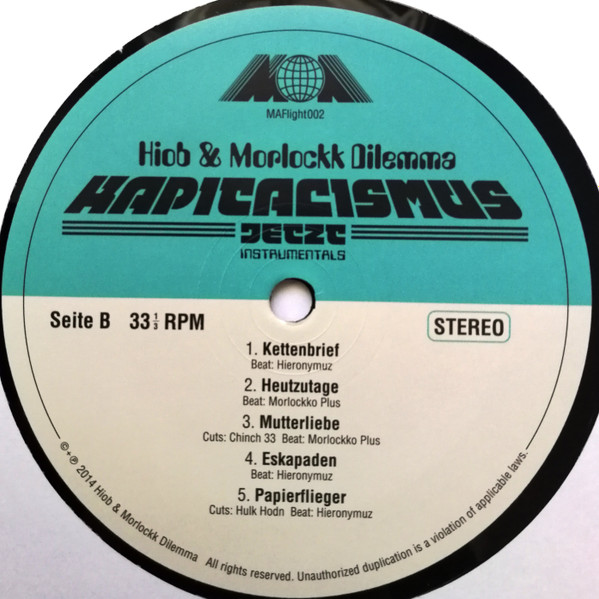 Hiob & Morlockk Dilemma - Kapitalismus Jetzt Instrumentals | Mofo Airlines (MAFlight002) - 4