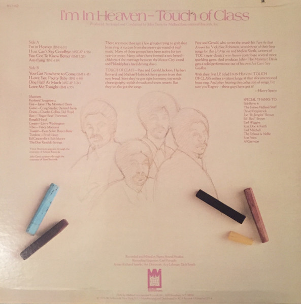 Touch Of Class - I'm In Heaven | Midland International (BKL1-1821) - 2 Touch Of Class - I'm In Heaven | Midland International (BKL1-1821) - 2