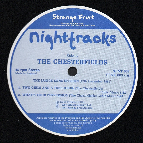 The Chesterf!elds - The Janice Long Session | Strange Fruit (SFNT 003) - 3
