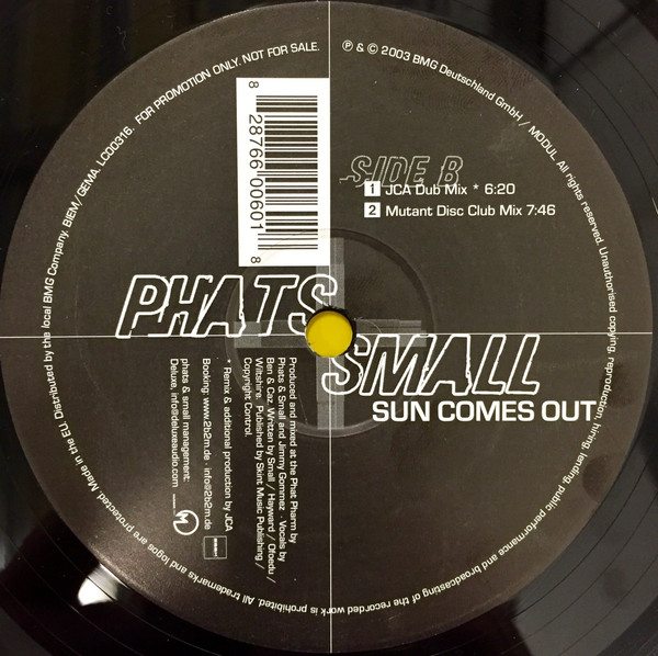Phats & Small - Sun Comes Out | BMG (82876 60060 1) - 2