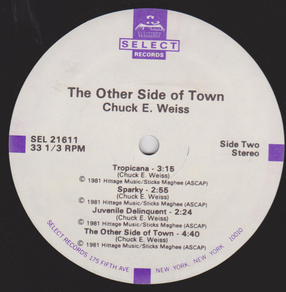 Chuck E. Weiss - The Other Side Of Town | Select Records (SEL 21611) - 4