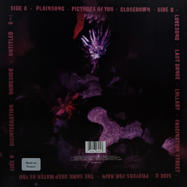 The Cure - Disintegration | Elektra (R1 523284) - 3 The Cure - Disintegration | Elektra (R1 523284) - 3