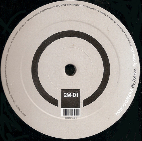 Marco Carola - Re_Solution | 2M (2M-01) - 2