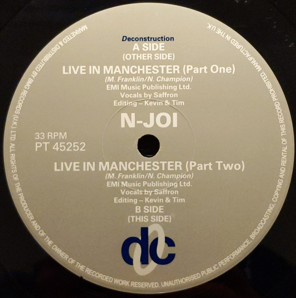 N-Joi - Live In Manchester | Deconstruction (PT 45252) - 4 N-Joi - Live In Manchester | Deconstruction (PT 45252) - 4
