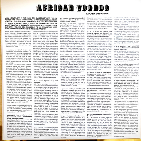 Manu Dibango - African Voodoo | Diggers Factory (SMV06) - 2 Manu Dibango - African Voodoo | Diggers Factory (SMV06) - 2