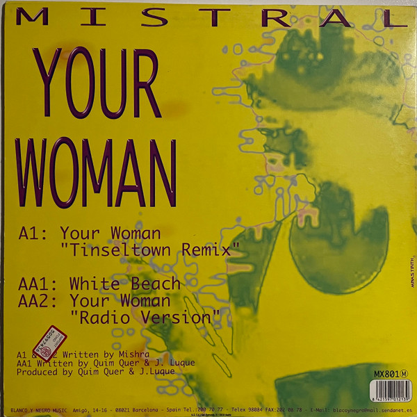 Mistral - Your Woman | Blanco Y Negro (MX-801) - 2