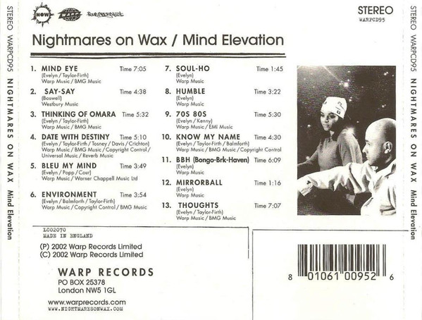 Nightmares On Wax - Mind Elevation | Warp Records (WARPCD95) - 2