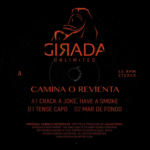 Julian Perez - Camina O Revienta (USED) | Girada Unlimited (GIRADA05)