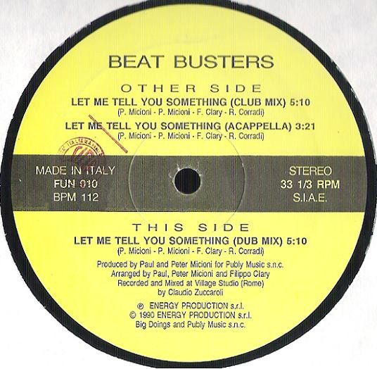 Beat Busters - Let Me Tell You Something | Fun Records (FUN 010)