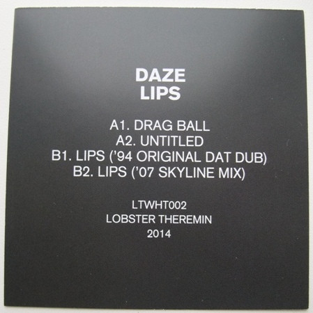 Daze - Lips | Lobster Theremin (LTWHT002) - 3 Daze - Lips | Lobster Theremin (LTWHT002) - 3