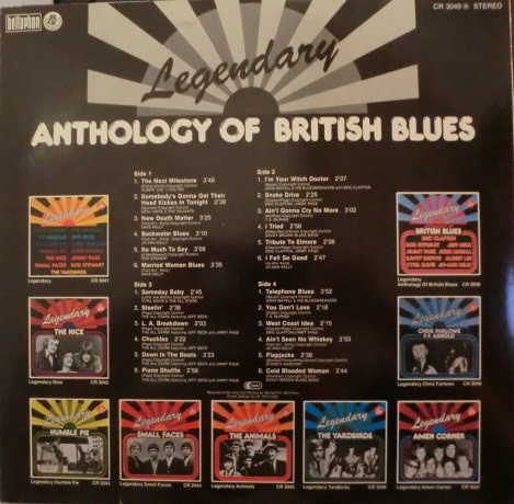 Various - Legendary Anthology Of British Blues | Charly Records (CR 3049) - 2