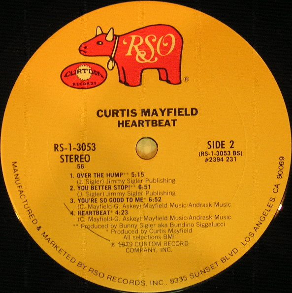 Curtis Mayfield - Heartbeat | RSO (RS-1-3053) - 4