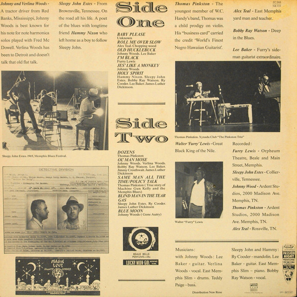Various / Recorded And Compiled By Jim Dickinson - Delta Experimental Projects Compilation Vol 1. The Blues - ΔXCV 1 Down Home | Fan Club (FC 044) - 2 Various / Recorded And Compiled By Jim Dickinson - Delta Experimental Projects Compilation Vol 1. The Blues - ΔXCV 1 Down Home | Fan Club (FC 044) - 2