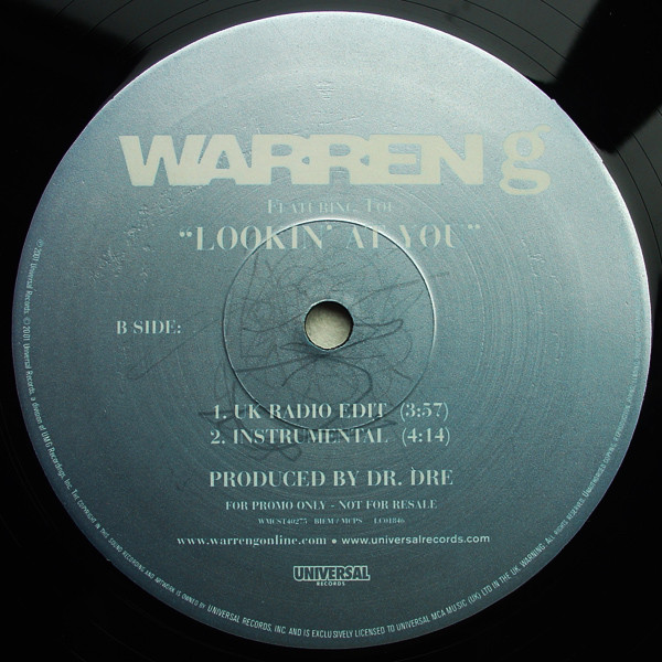 Warren G Featuring Toi - Lookin' At You | Universal Records (WMCST40275) - 2