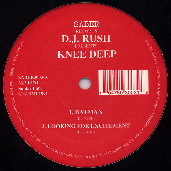 DJ Rush - Knee Deep | Saber Records (SABER3003) - main