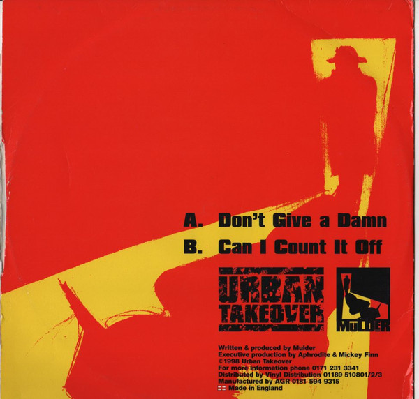 Mulder - Don't Give A Damn / Can I Count It Off | Urban Takeover (URBTAKE6) - 2