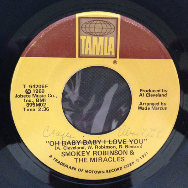 The Miracles - Crazy About The La La La | Tamla (T 54206F) - main