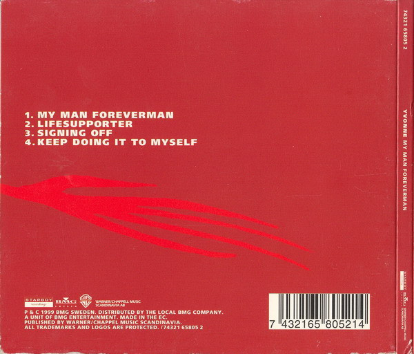 Yvonne - My Man Foreverman | BMG Sweden (74321 65805 2) - 2