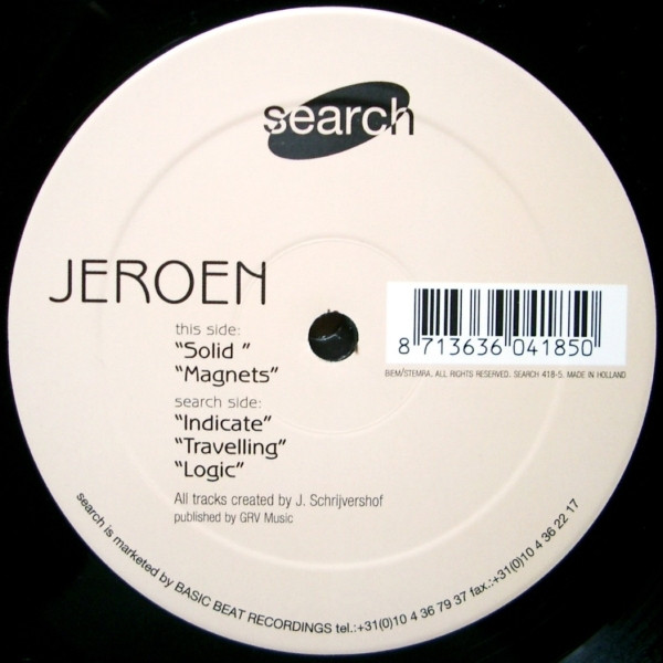 Jeroen Schrijvershof - Indicate | Search (SEARCH 418-5)