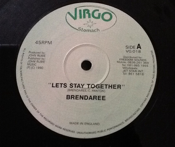 Brendaree - Let's Stay Together | Virgo Stomach (VG018)