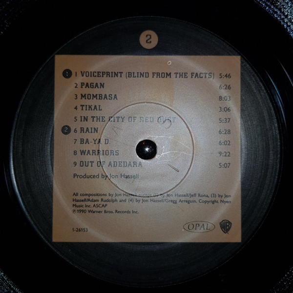 Jon Hassell - City: Works Of Fiction | Opal Records (7599-26153-1) - 2