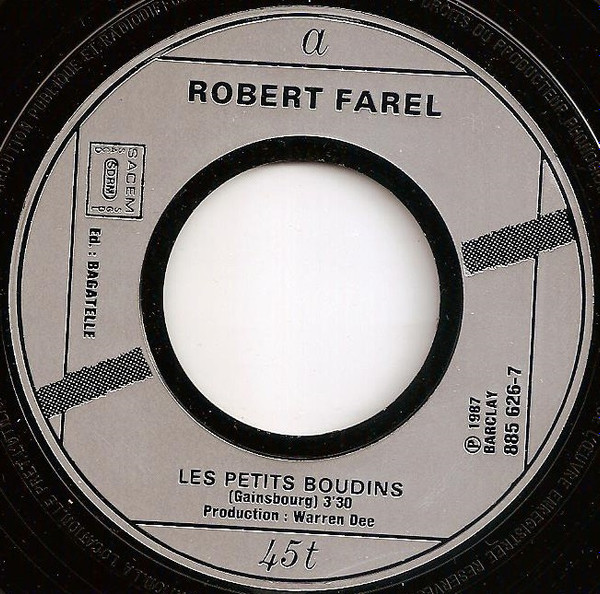 Robert Farel - Les Petits Boudins | Barclay (885 626-7) - 3