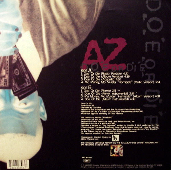 AZ - Doe Or Die | EMI (Y-58398) - 3 AZ - Doe Or Die | EMI (Y-58398) - 3