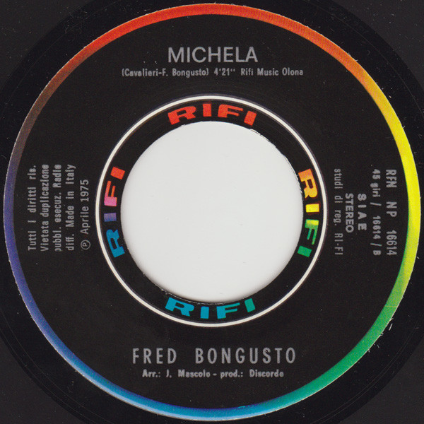 Fred Bongusto - Che Bella Idea | Rifi (RFN NP 16614) - 3