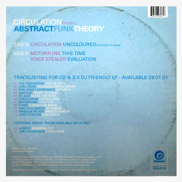Circulation - Abstract Funk Theory Sampler | Obsessive (EVSLP11S) - 2