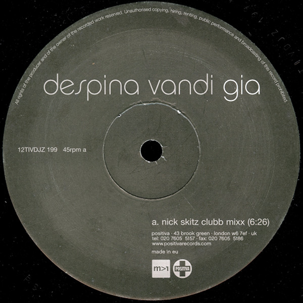 Despina Vandi - Gia | Positiva (12TIVDJZ-199) - main