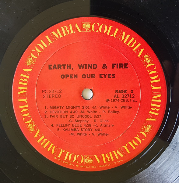 Earth, Wind & Fire - Open Our Eyes | Columbia (32712) - 4