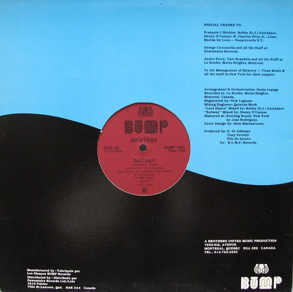 Mystery - Love Dance | Bump (BUMP 1001) - 2