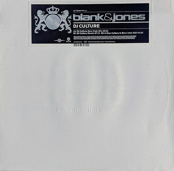Blank & Jones - DJ Culture | Kontor Records (Kontor110) - main